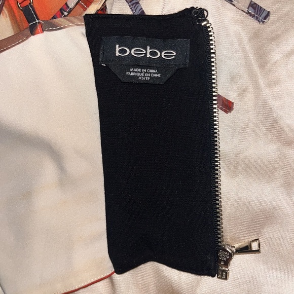 Bebe earthy colored fringe crop top size extra small. Great idea for costume! - Picture 9 of 12